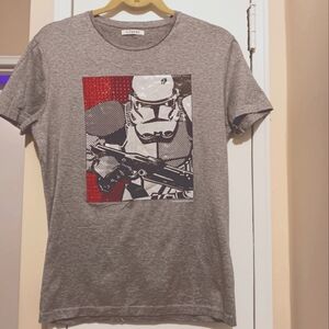 Iceberg Gray Graphic Men's T-Shirt Size S